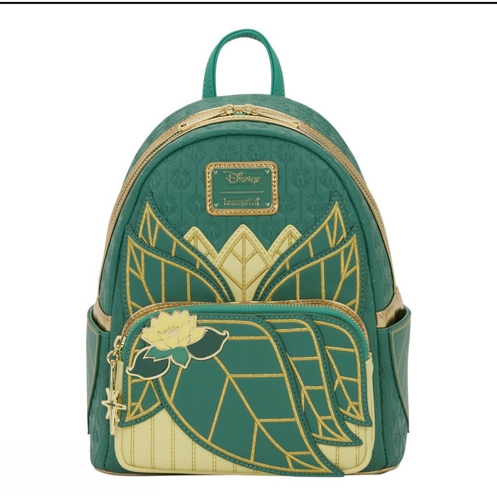 Loungefly Disney Princess and the Frog Tiana Cosplay Mini Backpack NWT